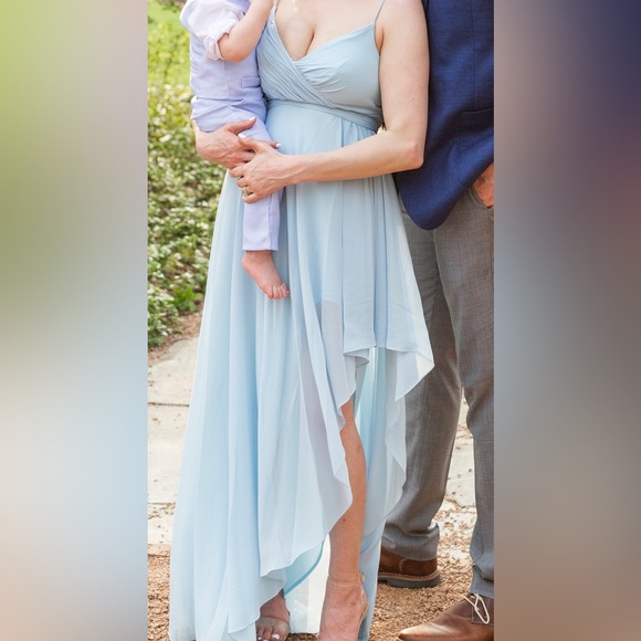 Chiffon A-line gown. Mac Duggal. Size 0 - Picture 2 of 3